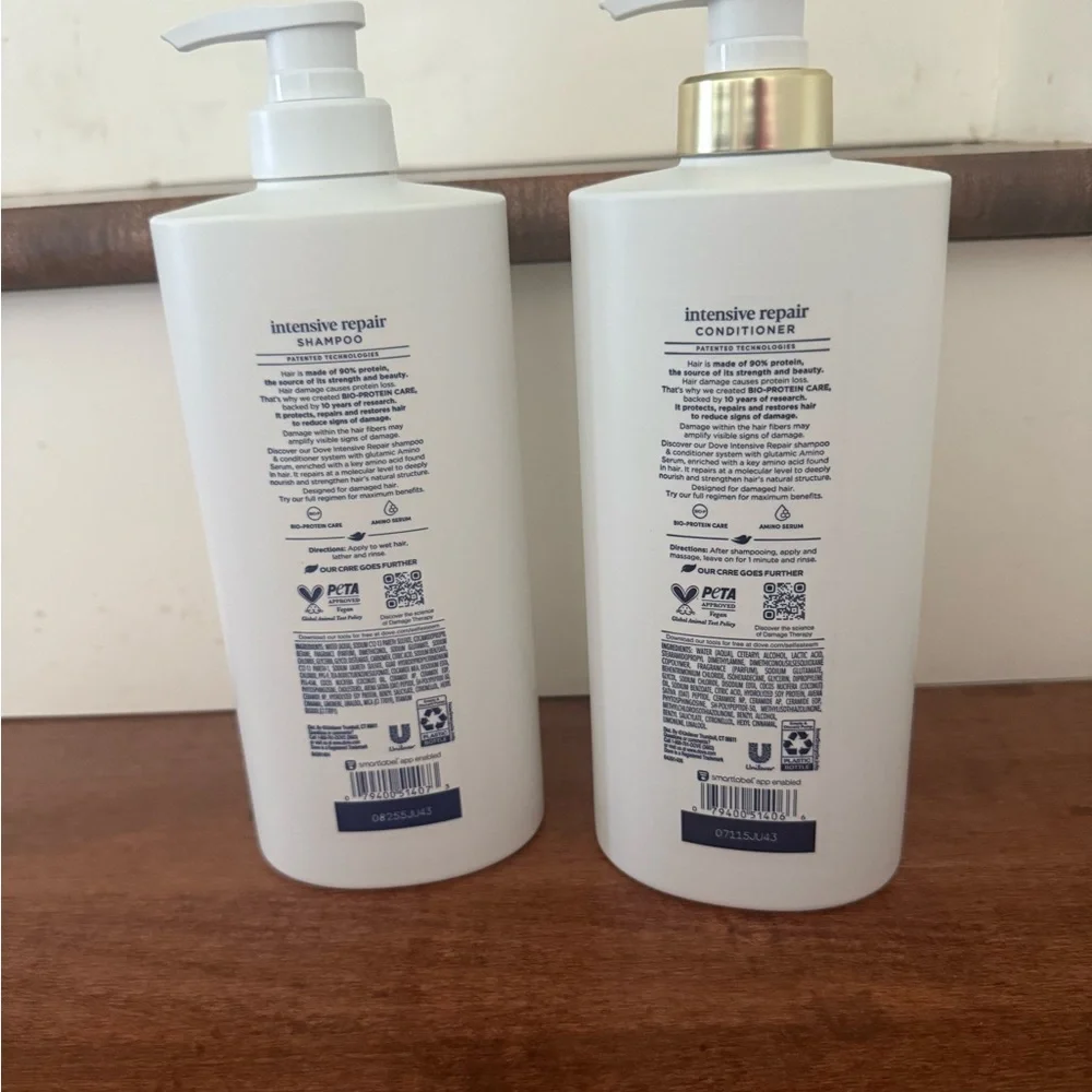 NWT Dove Intensive Repair Shampoo and Conditioner Damage Treatment